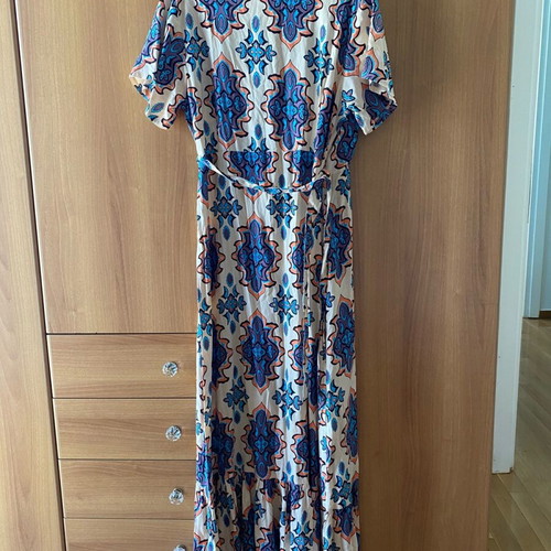 Achilleas Accessories long wrap dress new, multicolor, size L