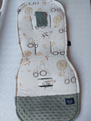 La Millou Farm stroller cover with organic cotton jersey