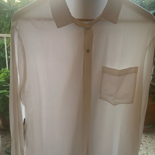 Mango white shirt like new, size L
