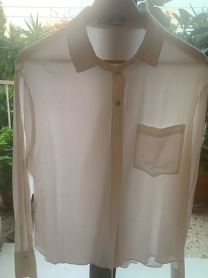 Mango white shirt like new, size L