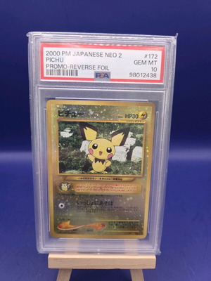 Pokemon Pichu PSA 10 Neo Genesis 2 like new