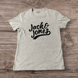 Ανδρική μπλούζα γκρι jack and jones