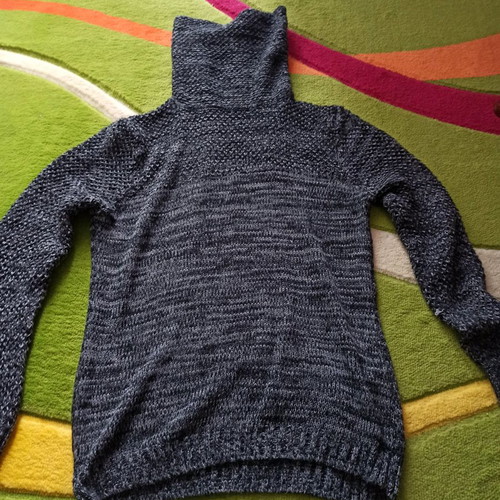 Wool sweater from Italy used, gray, size S