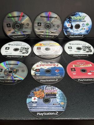 PlayStation 2 games pack of 10 refurbished, some defective