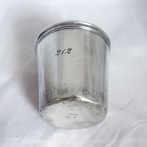 Christofle Silver-Plated Antique Cup from France 1910 used