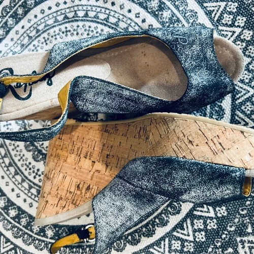Replay platform sandals like new, grey, size 39