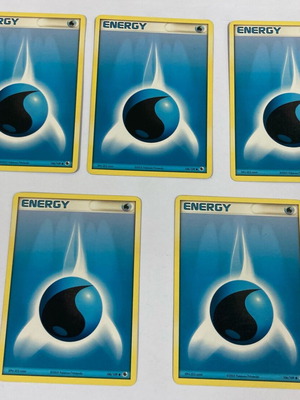 Pokémon Energy cards used, pack of 5 in good condition