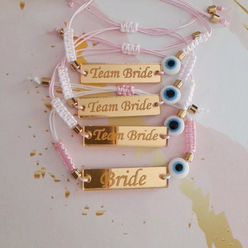 Bride and Team Bride bracelet new, handmade for Bachelorette