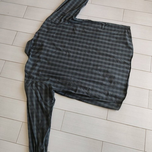 King's Road men's shirt 4XL like new, black checkered