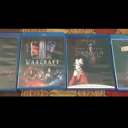 Blu-ray movies like new with Greek subtitles, pack of 40