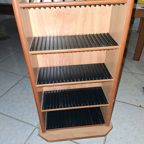 CD and DVD rack shelf used