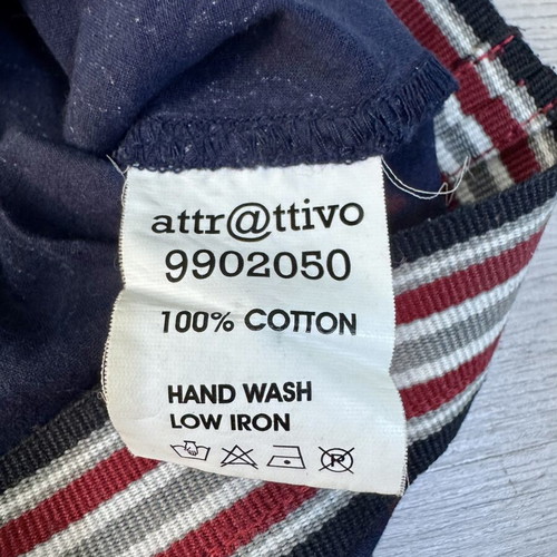 Attrattivo Strapless Navy Floral Dress S Used Cotton