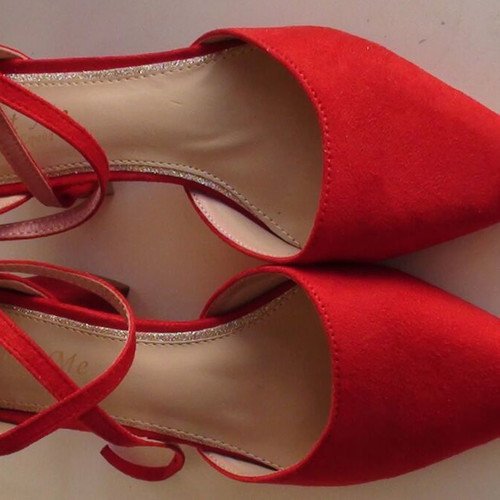 Red Pumps Size 38 New