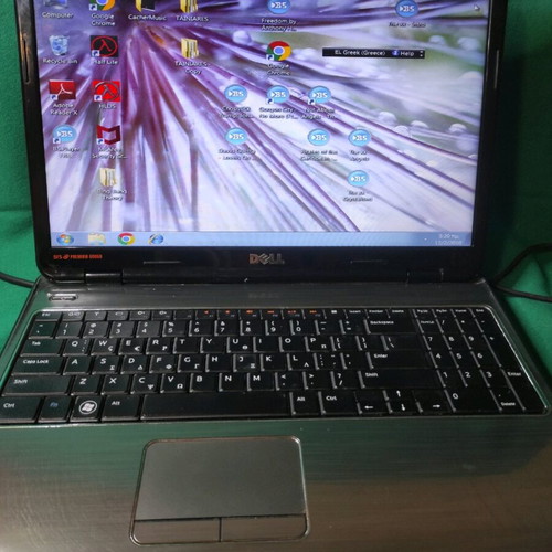 Dell laptop used, red color, excellent condition