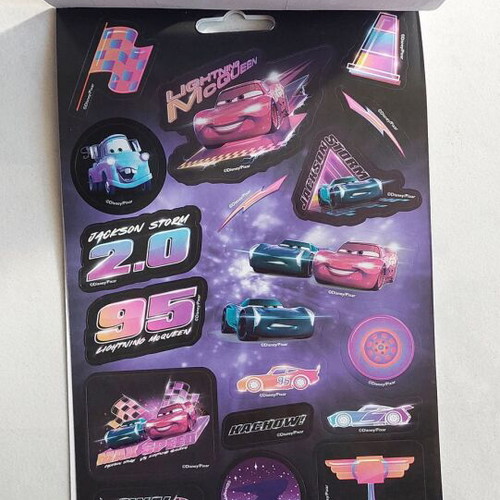 Disney Cars McQueen 200 Stickers New
