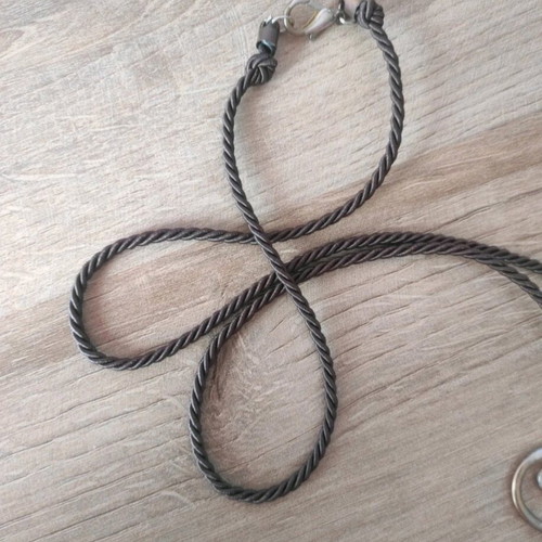 Heart pendant with long cord and metal gold heart like new