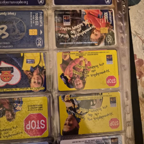 Collectible Phone Cards Album and Loose Like New