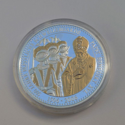 Set of 7 large commemorative medals Germany, 2009, Pope Benedict XVI