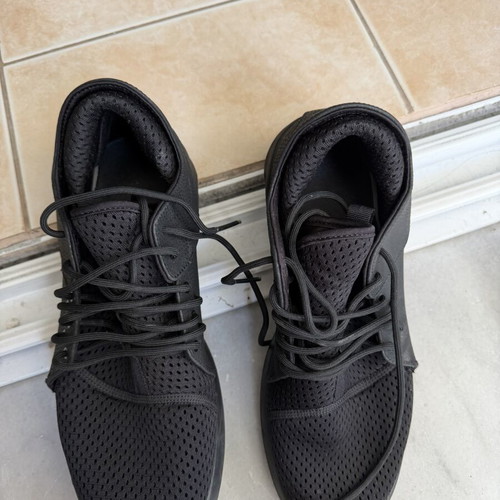Jordan athletic shoes, black, size 44.5