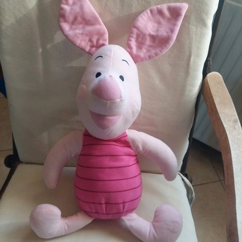 Large vintage Piglet plush 50 cm, Winnie the Pooh