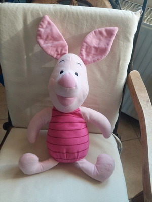 Large vintage Piglet plush 50 cm, Winnie the Pooh