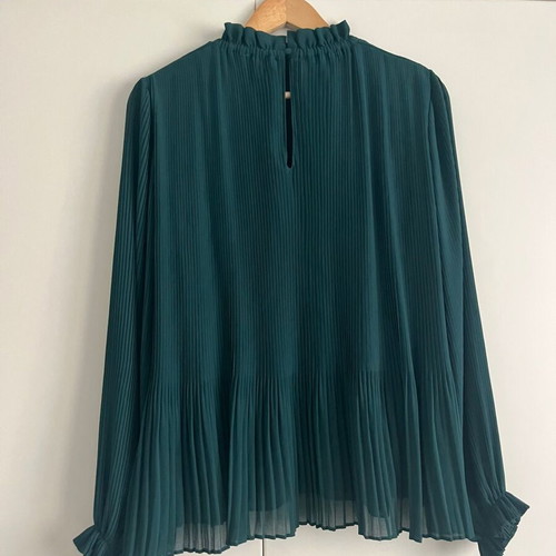 Samsoe Samsoe Fluid Emerald Blouse with Lining, New