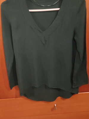 Zara blouse green like new, size XS