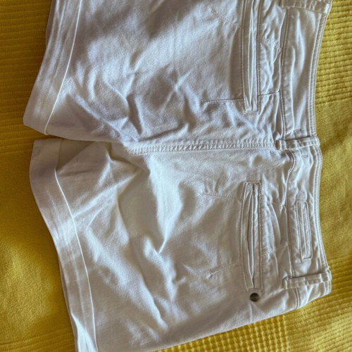 Staff women's jean shorts used, white, size S