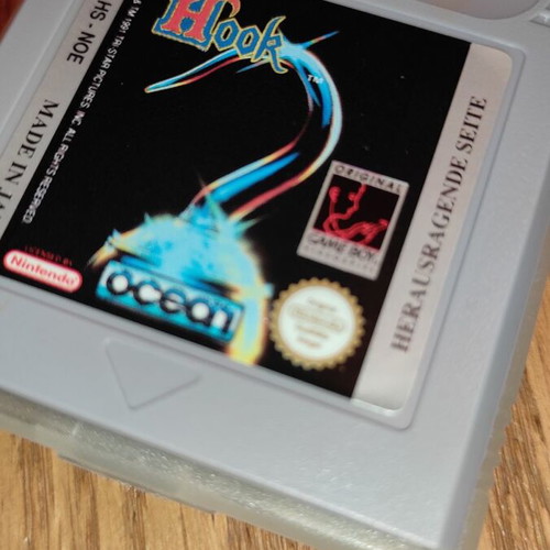 Hook Nintendo Game Boy cartridge used with case