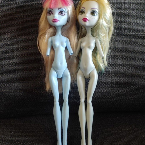 Monster High dolls First Wave Abbey Bominable and Lagoona Blue used set of 2