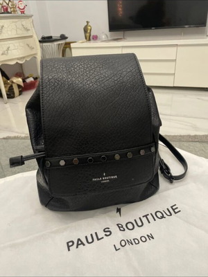 Τσάντα πλάτης Paul’s Boutique σαν καινούργιο, γκρι, οικολογικό δέρμα