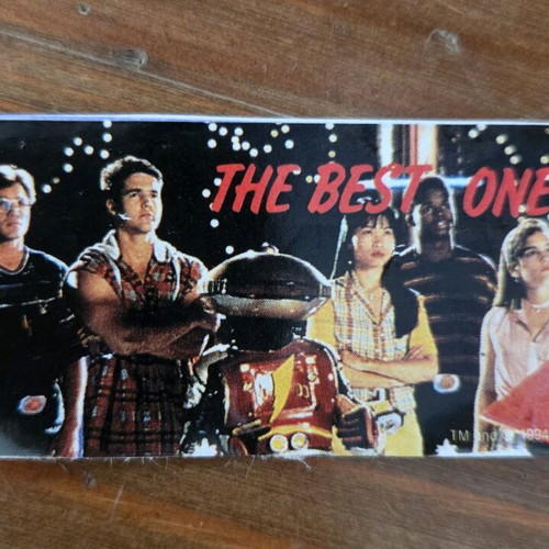 Power Rangers sticker used from Chupa Chups number 42