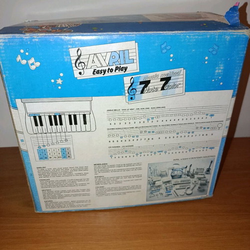 Ακορντεόν Avril παλιό παιχνίδι σαν καινούργιο, made in Italy