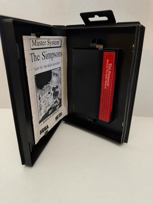 The Simpsons Bart vs The Space Mutants Sega Master System like new, Tec Toy edition