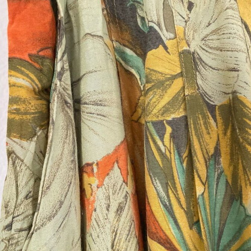 Vintage zip culottes used, colorful, sizes L and XL