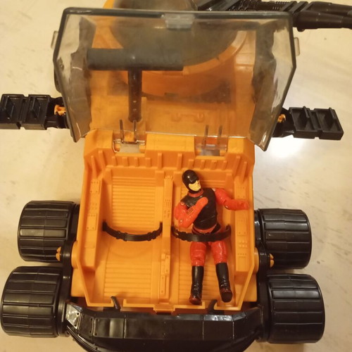 Destro's Razorback Wild Boar vehicle used with G.I. Joe figure