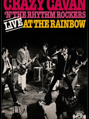 Crazy Cavan live poster, 32×23cm with frame