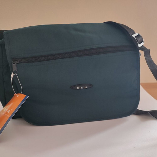 RCM Messenger Bag new, petrol color, with multiple compartments