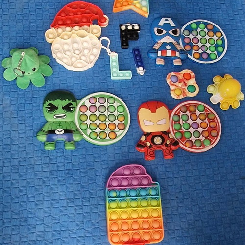 Pop It toy set, pack of 14, anti-stress