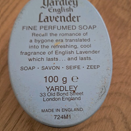 Vintage soap from England new