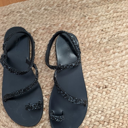 Sofia Manta 124 Black Sandals like new, size 41