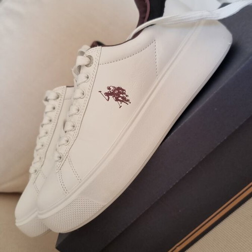 U.S. Polo Assn. White Sneakers Size 38 New with Box