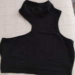 Peace and Chaos crop top black like new, size S/M