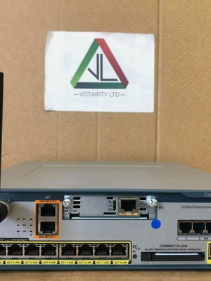 Cisco UC540 used wall-mount with 4FXO and 10 LAN 10/100 PoE ports