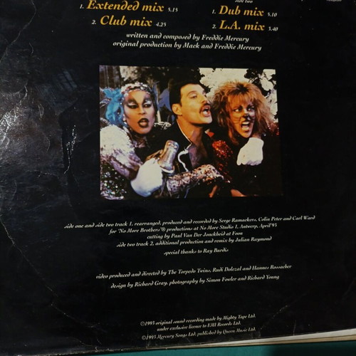 Freddie Mercury Living On My Own vinyl record
