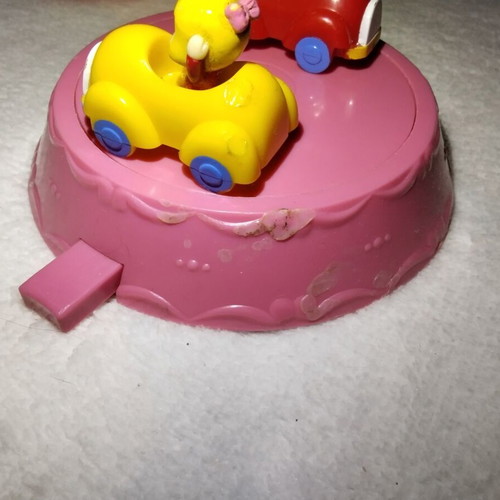 Vintage retro mechanical toy figures set used