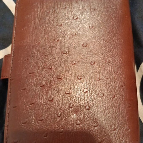 Agenda in brown color like new