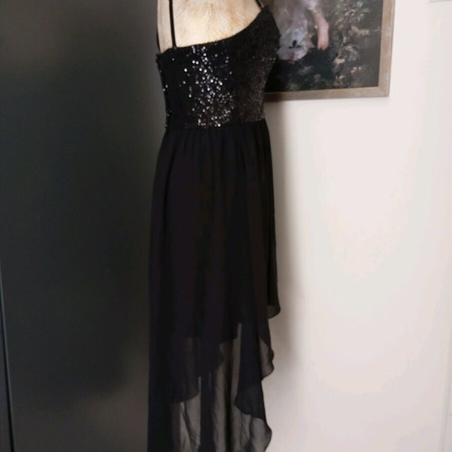 GinaTricot women's strapless evening dress like new, size S black