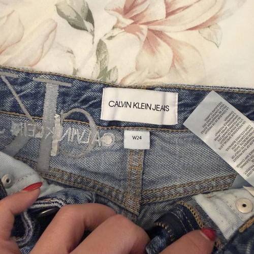 Calvin Klein denim skirt like new, size XS