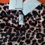 Wunderlove high-waisted leopard print bikini bottom size L new with tags